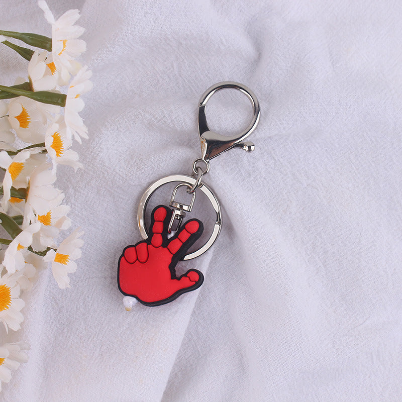 Wholesale Gesture keychain pendant men's gift car key bag pendant